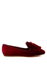 Tromso Iconic Tassel Detail Velvet Loafers - 1985 the VAULT Boutique