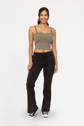 Mono B Drawstring Flared Pants - 1985 the VAULT Boutique