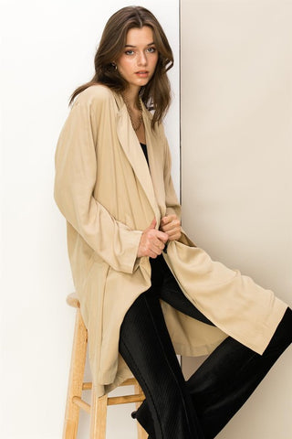 Right Round Button Front Oversized Coat - 1985 the VAULT Boutique