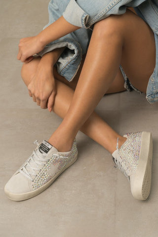 Glam Rhinestone Star Sneakers - 1985 the VAULT Boutique