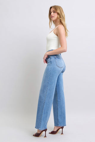 Judy Blue Full Size Wide Leg Jeans with Pockets - 1985 the VAULT Boutique