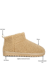 Anatole Fleece Exterior Fluffy Boots - 1985 the VAULT Boutique