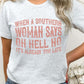 When A Southern Woman Says Oh Hell No Graphic Tee - 1985 the VAULT Boutique