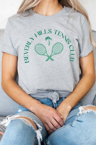 Beverly Hill Tennis Club Palm Trees Graphic Tee - 1985 the VAULT Boutique