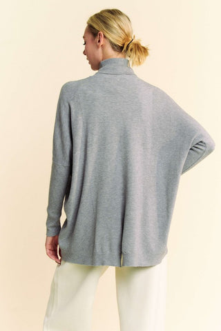 Davi & Dani Turtleneck Long Sleeve Knit Top - 1985 the VAULT Boutique