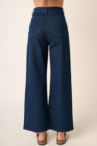 Mittoshop High Waist Wide Leg Jeans - 1985 the VAULT Boutique