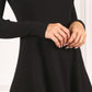 Knitted Fit and Flare Dress - 1985 the VAULT Boutique
