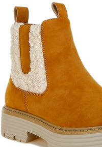 Mothman Faux Fur Detail Chunky Ankle Boots - 1985 the VAULT Boutique