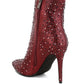 Lobelia Rhinestones Embellished Stiletto Boots - 1985 the VAULT Boutique