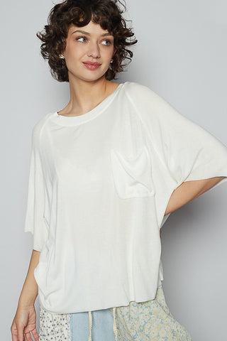 POL Round Neck Half Sleeve T-Shirt - 1985 the VAULT Boutique