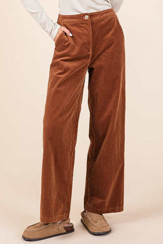 Mittoshop Corduroy Back Elastic Waist Pants - 1985 the VAULT Boutique