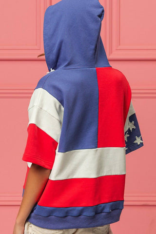 BiBi American Flag Theme Hoodie - 1985 the VAULT Boutique