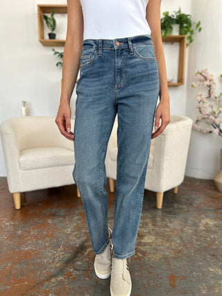 Judy Blue Full Size High Waist Straight Jeans - 1985 the VAULT Boutique