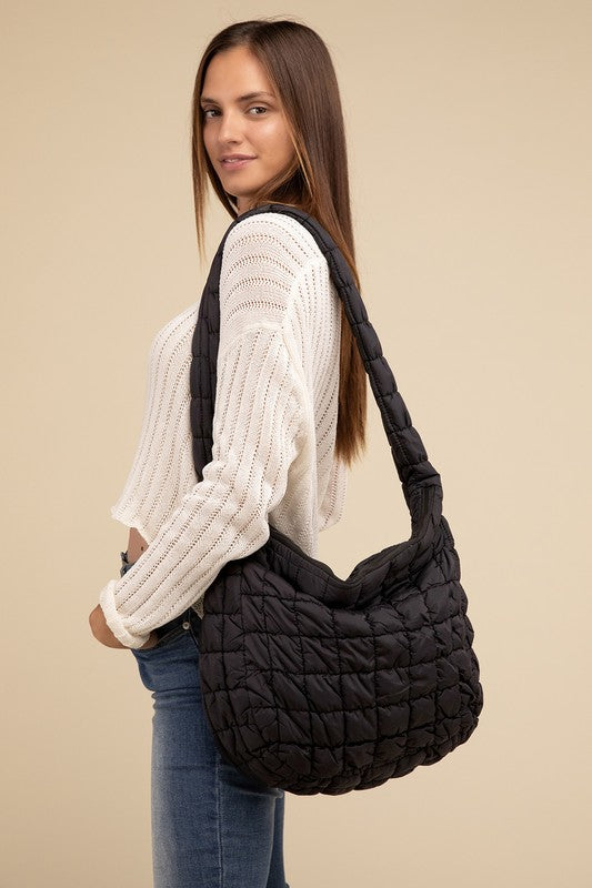 Puff Quilted Crossbody Shoulder Bag - 1985 the VAULT Boutique