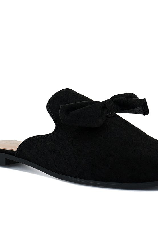 DOBOS CASUAL WALKING BOW MULES - 1985 the VAULT Boutique