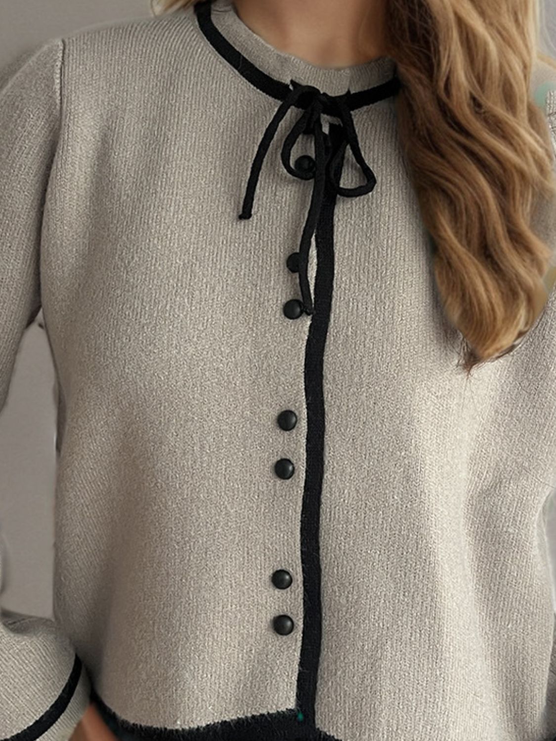 Button Down Long Sleeve Cardigan - 1985 the VAULT Boutique