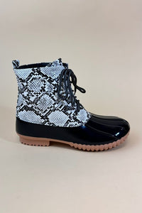 Animal Snakeskin Rainboots