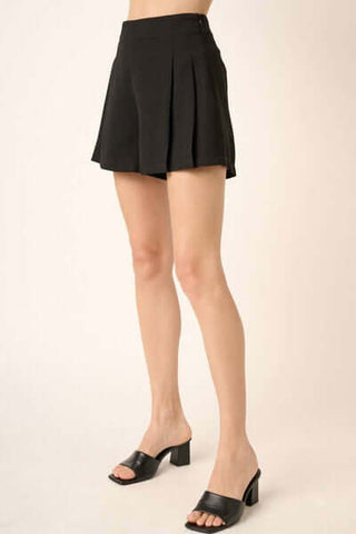 Mittoshop Side Invisible Zipper Pleated Shorts - 1985 the VAULT Boutique