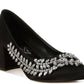 Abatina Satin Diamante Embellished Pumps - 1985 the VAULT Boutique