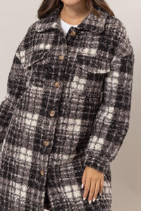 HYFVE Plaid Button Down Longline Shacket - 1985 the VAULT Boutique