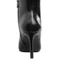 Tatria Textured Stiletto Heel Ankle Boots - 1985 the VAULT Boutique