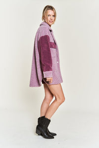 Colorblock Sherpa Jacket - 1985 the VAULT Boutique