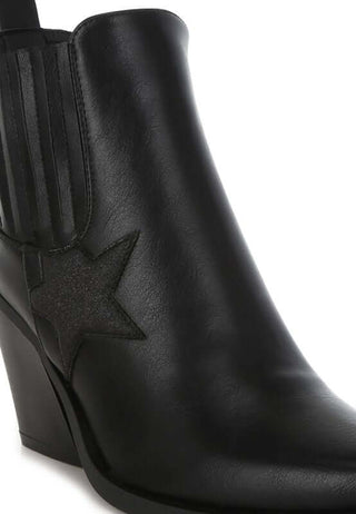 Melt Down Glitter Star Detail Chelsea Boots - 1985 the VAULT Boutique