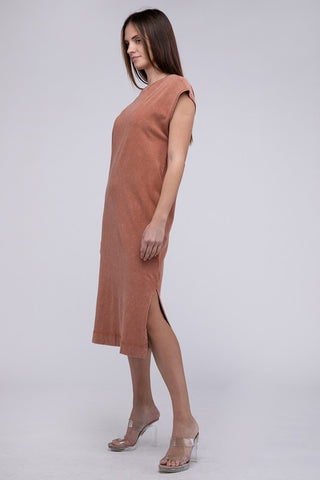 Casual Comfy Sleeveless Midi Dress - 1985 the VAULT Boutique