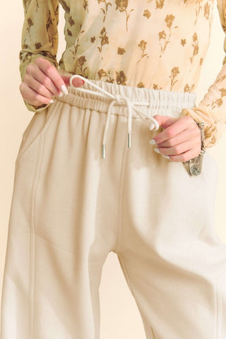 Davi & Dani Drawstring Wide Leg Sweatpants - 1985 the VAULT Boutique