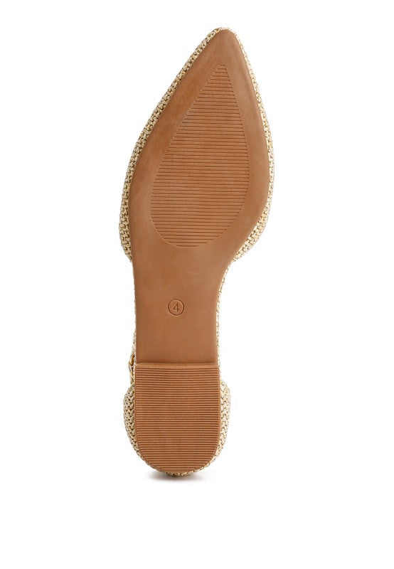 Buqisi Chain Embellished Flat Sandals - 1985 the VAULT Boutique