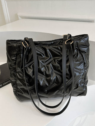 Textured Polyester Shoulder Bag - 1985 the VAULT Boutique