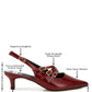 Kanebei Triple Strap Slingback Sandals - 1985 the VAULT Boutique