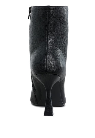 Farnak Pleather Pointed Toe Ankle Boots - 1985 the VAULT Boutique