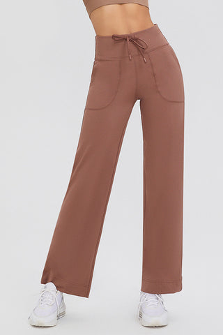 Basic Bae Full Size Drawstring High Waist Pants with Pockets - 1985 the VAULT Boutique