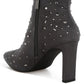 Sakura Diamante Embellished Microfiber Boots - 1985 the VAULT Boutique