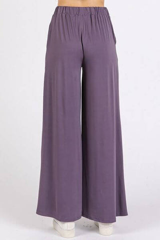 Mittoshop Yoga Air Stretch Elastic Waist Wide Leg Pants - 1985 the VAULT Boutique