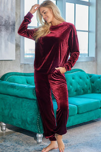 Long Sleeve Top and Pants Lounge Set - 1985 the VAULT Boutique