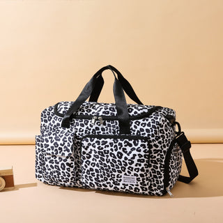 Oxford Cloth Animal Print Travel Bag - 1985 the VAULT Boutique