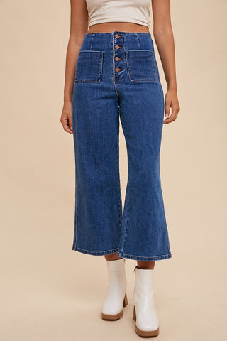 Annie Wear Button Fly High Waist Jeans - 1985 the VAULT Boutique