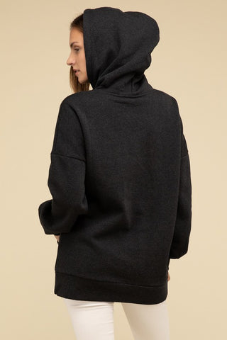 Oversized Hoodie Longline Sweatshirt - 1985 the VAULT Boutique