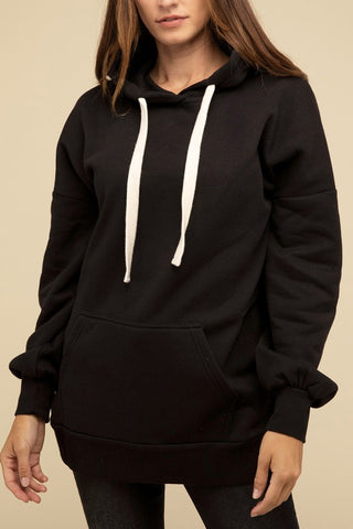 Oversized Hoodie Longline Sweatshirt - 1985 the VAULT Boutique