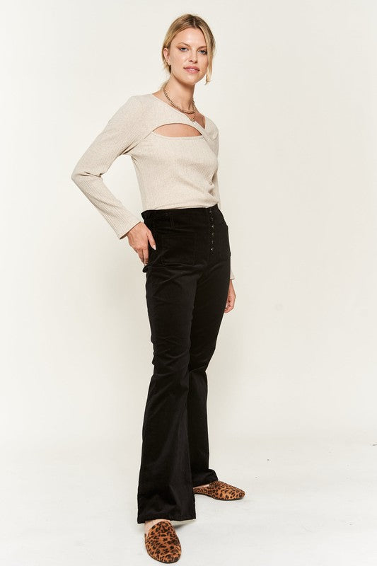 CORDUROY FLARE PANTS - 1985 the VAULT Boutique