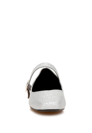 Herma Glitter Pin Buckle Ballerinas - 1985 the VAULT Boutique