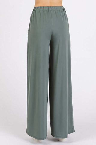 Mittoshop Yoga Air Stretch Elastic Waist Wide Leg Pants - 1985 the VAULT Boutique