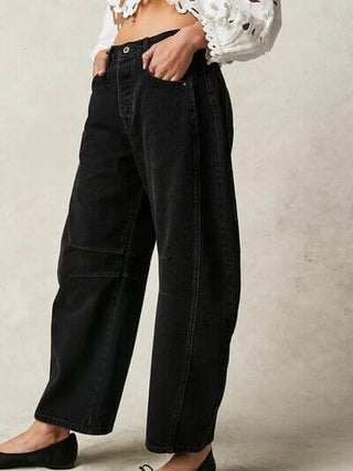 Wide Leg Jeans with Pockets - 1985 the VAULT Boutique