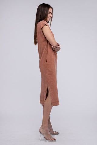 Casual Comfy Sleeveless Midi Dress - 1985 the VAULT Boutique