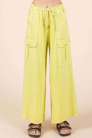 Mittoshop French Terry Cargo Wide Leg Pants - 1985 the VAULT Boutique