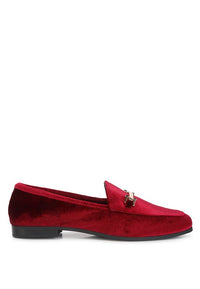 Evelio Horsebit Embellsihed Velvet Loafers - 1985 the VAULT Boutique