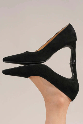 Beast Fashion Faux Suede Point Toe Pumps - 1985 the VAULT Boutique