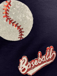 Baseball Round Neck Half Sleeve T-Shirt - 1985 the VAULT Boutique